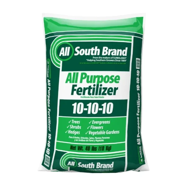 All South Brand 10-10-10 All-Purpose Lawn Fertilizer for All Grasses