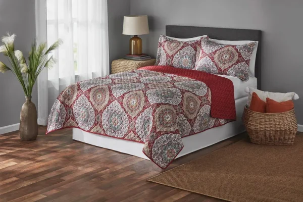 Mainstays Vintage Tapestry Quilt Sham, King, Size: King Sham