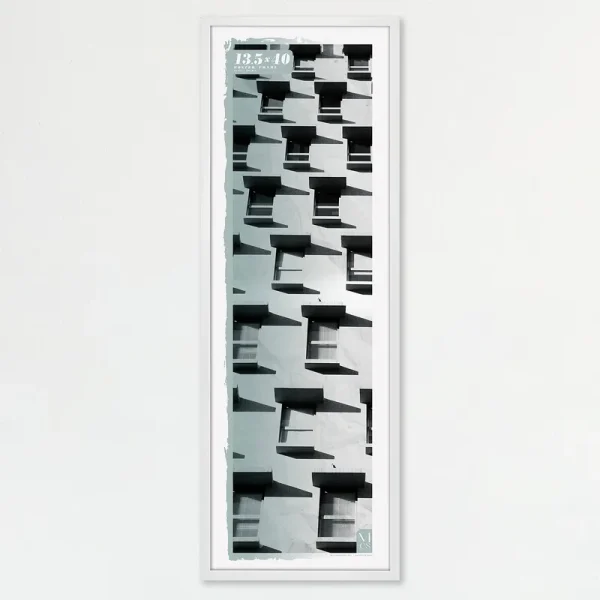 MCS Gallery Foundation Poster Frame, White, 13.5 x 40 in