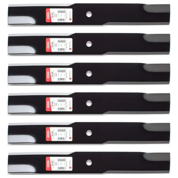 6pk Oregon 92-208 Blades for 54" Hustler 601124, 797704, 601013, 602416, 797696, 797712 49LK2H2
