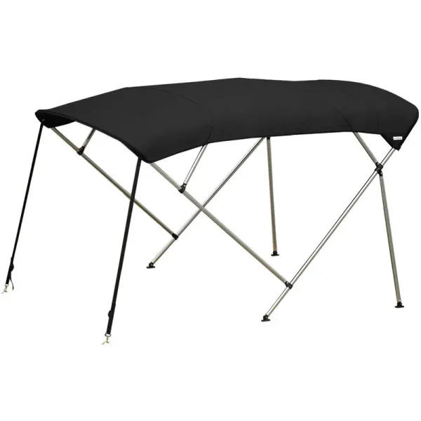 Oceansouth 4 Bow Bimini Top in Blue, Black or Grey Available in Six Different Sizes