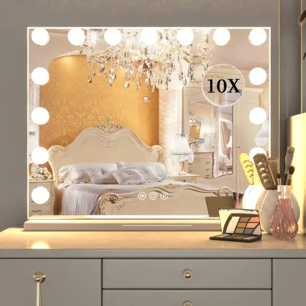 Manocorro Vanity Mirror with Lights Hollywood Makeup Mirror Large Van