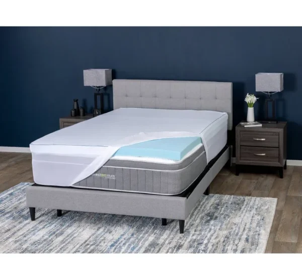 Aircool IQ 3" Memory Foam Mattress Topper GhostBed Bed Size: Queen