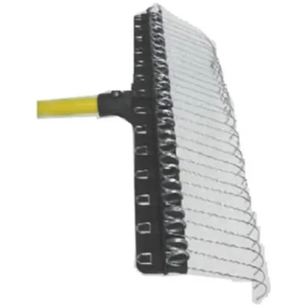 Multi-Purpose 28-Steel Tines Lawn Rake, 21"
