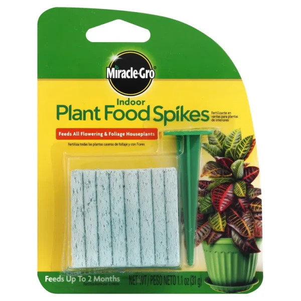 Miracle Gro Plant Food Spikes, Indoor - 1.1 oz