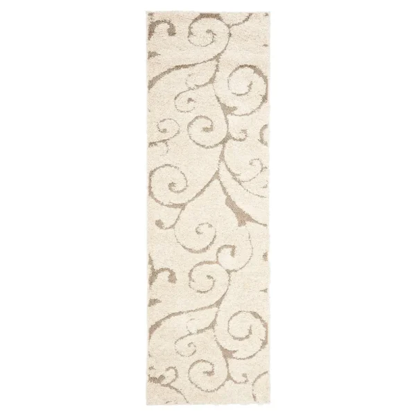 Safavieh Florida Douglas Floral Vines Runner, Cream/Beige