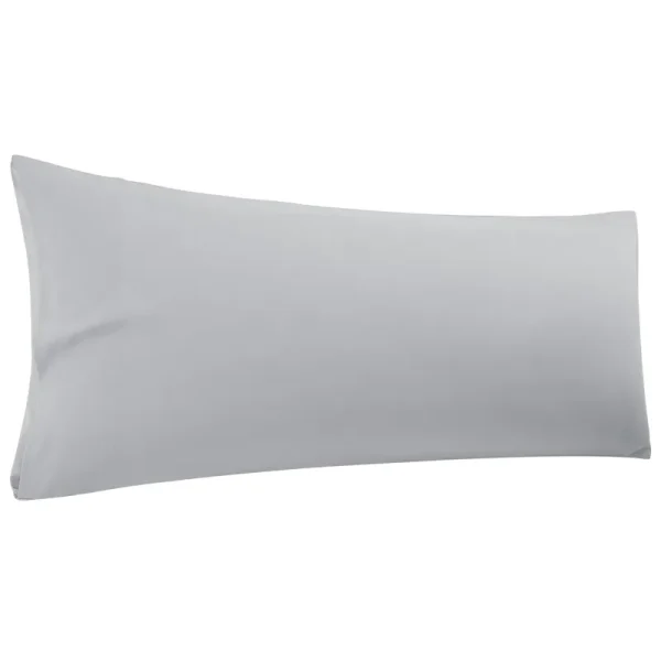Piccocasa Body Pillowcase Soft 1800 Series Microfiber Long Pillow Cover, Grey 20 inch x 48 inch, Size: 20 x 48, Gray