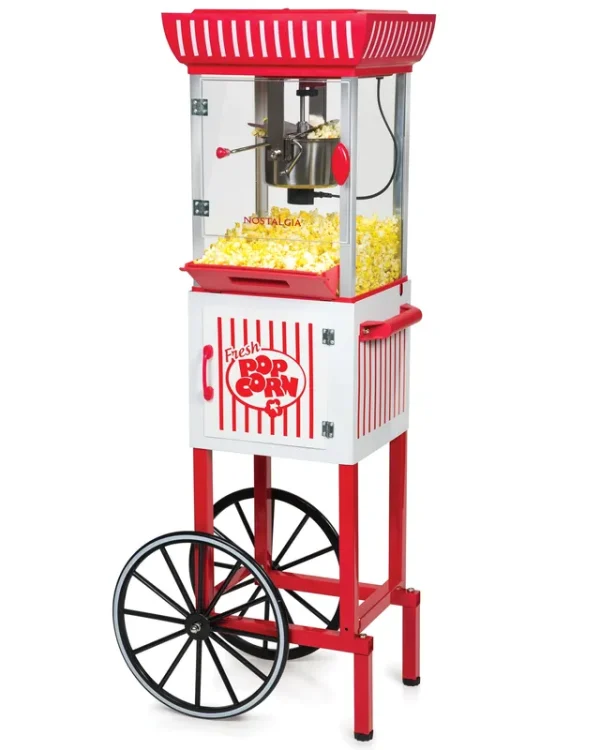 Nostalgia PC25RW 2.5 oz Popcorn & Concession Cart