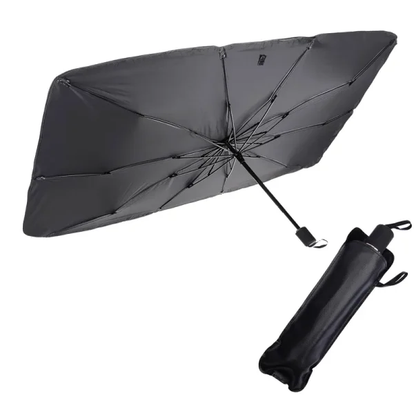 Foldable Car Windshield Umbrellas Large Size Sun Shade Umbrella for Front Windows Suitable Windshields of Various Models at MechanicSurplus.com