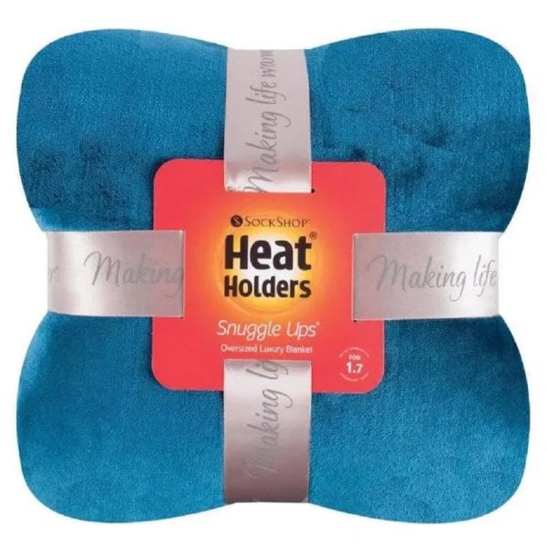Heat Holders Blanket Teal One Size Polyester Blanket