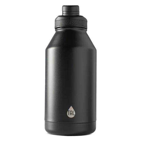 Tal Stainless Steel Ranger Water Bottle 64 fl oz, Black