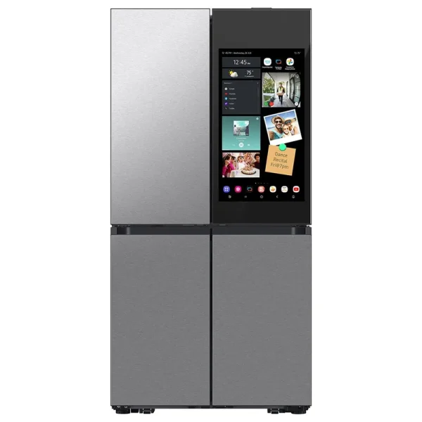 Samsung - Bespoke 29 Cu. ft. 4-Door Flex French Door Smart Refrigerator with Ai Family Hub+ and Ai Vision Inside - Stainless Steel