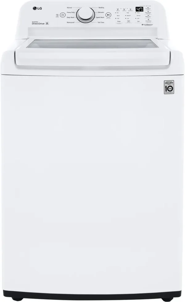 LG WT7000CW 4.5 Cu. ft. Top Load Washer with TurboDrum ÿ White