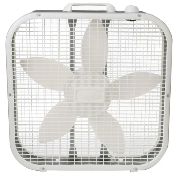 Lasko 20" Box 3-Speed Fan, White