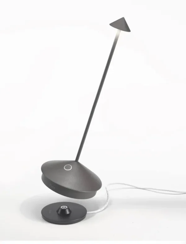 Zafferano Pina Pro Table Lamp LD0650N4 Dark Gray