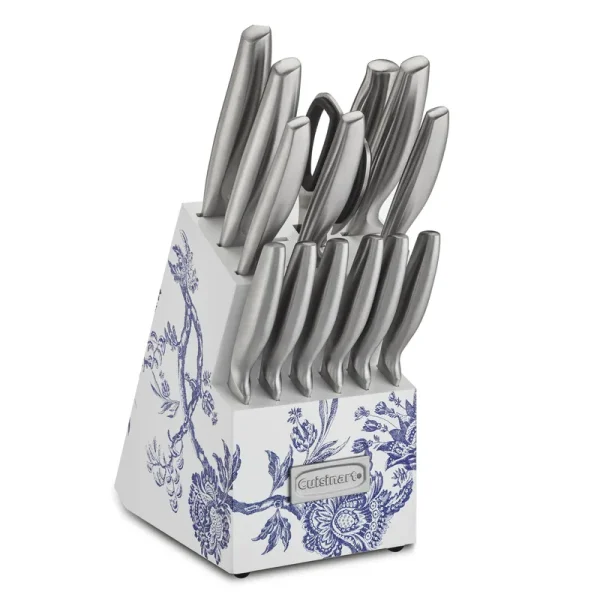 Cuisinart Caskata 15 Piece German Stainless Steel Cutlery Block Set