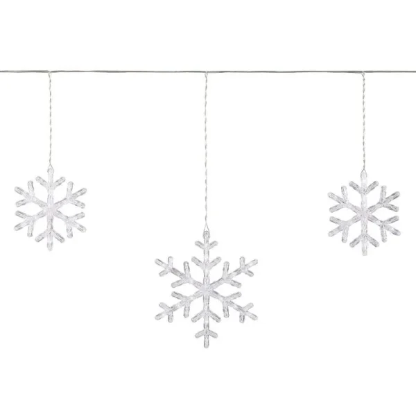 Philips 10 Count Cool White Hanging Snowflakes 21SS40150