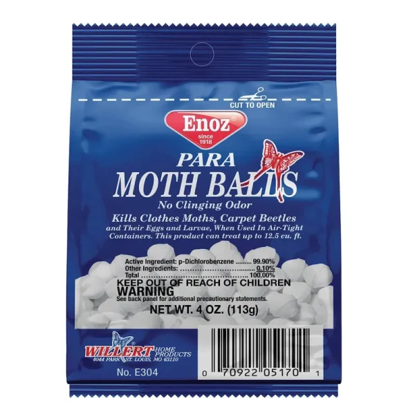 Enoz 4 oz. para Moth Balls