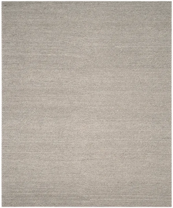 Safavieh Natura Collection NAT620C Handwoven Silver Rug - 8' Square