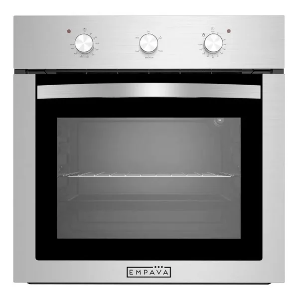 Empava 24-in Single Electric Wall Oven (Stainless Steel) | EMP-24WOA01