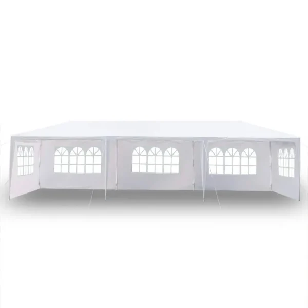 10 ft. x 30 ft. White Party Wedding Tent Canopy 5 Sidewall