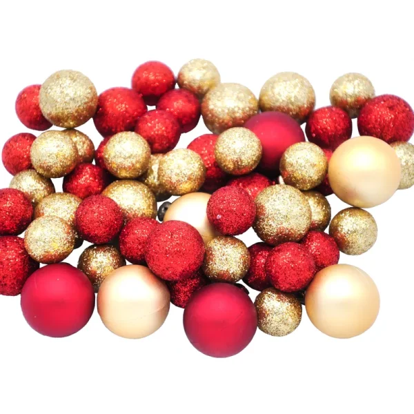 Glittery Red & Gold Decorative Ball Filler by Ashland | Michaels