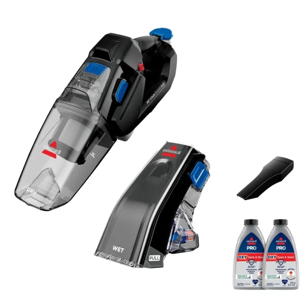 Bissell - Pet Stain Eraser Duo Cordless Cleaner & Hand Vacuum, Black