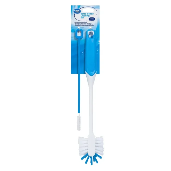 Great Value Bottle & Straw Cleaning Set, Blue