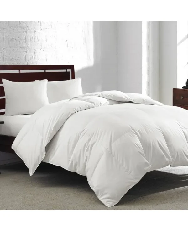 Royal Luxe White Goose Feather & Down 240 Thread Count Comforter, Full/Queen