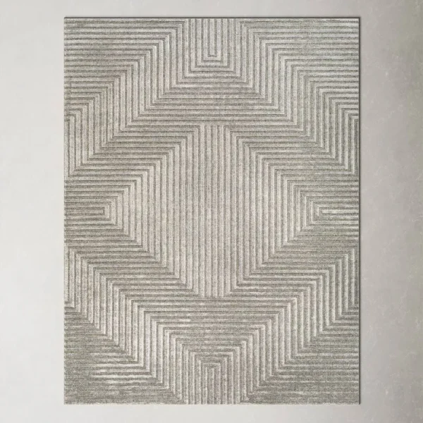 Balsham Light Slate/Gray Area Rug AllModern Rug Size: Rectangle 7'10" x 10'