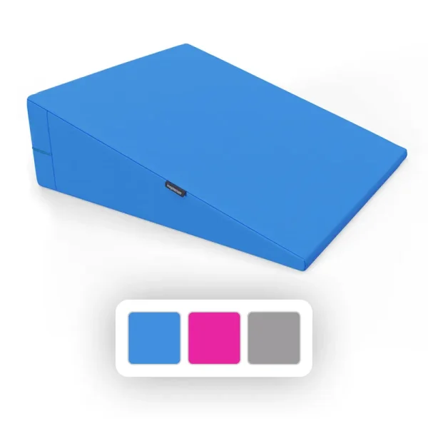 Fun Pillow Wedge with Memory Foam Top Layer, Cosmic Blue, Size: 24 Large x 20 W x 7.5 H