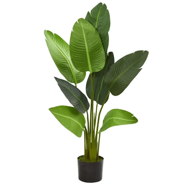 Nearly Natural 4 ft. Artificial Travelers Palm Tree