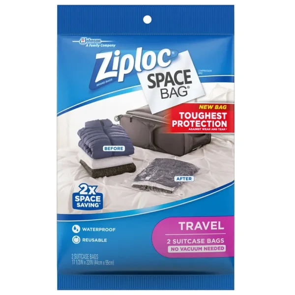 Ziploc Space Bags Travel Bag for