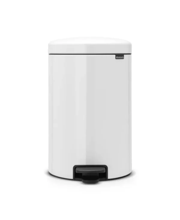 Brabantia Step Trash Can Newicon, 5.3 Gallon - White