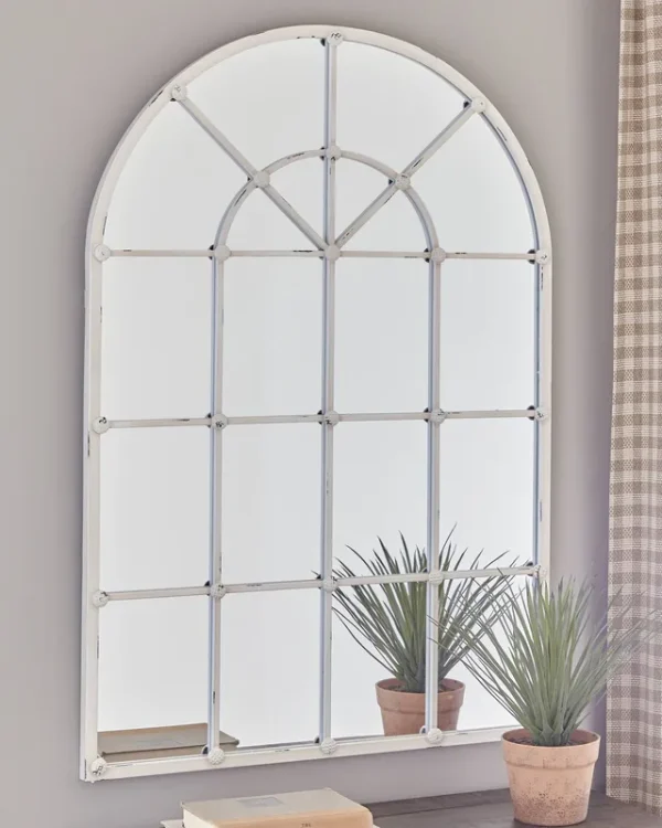 Ashley Oengus Accent Mirror - Antique White