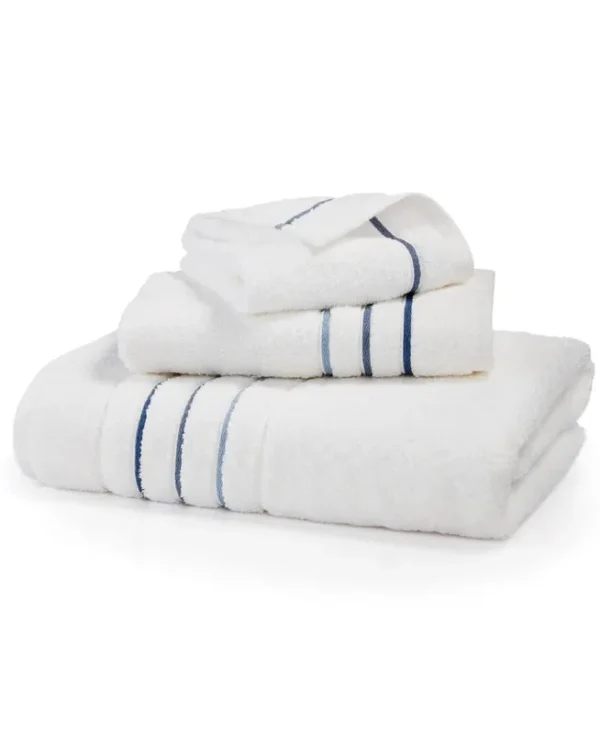 Hotel Collection Ultimate Borderline Bath Towel 30 x 56 Blue Midnight