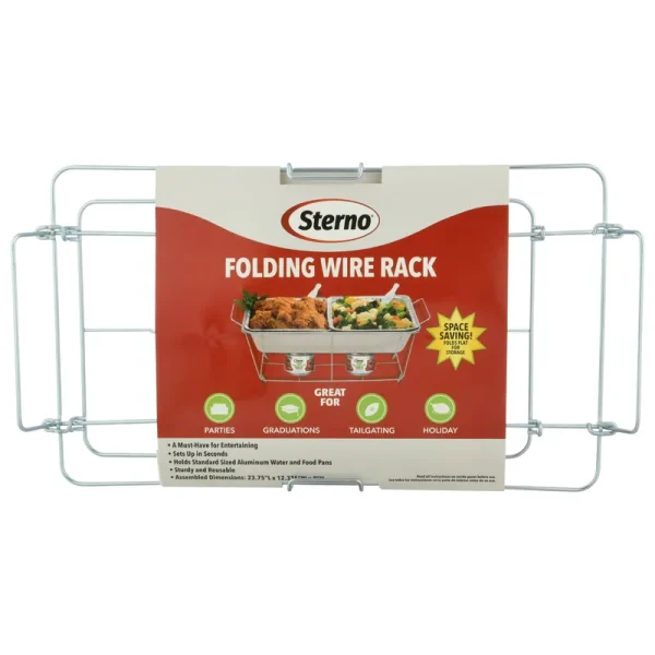 Sterno Wire Chafing Dish Rack, Silver