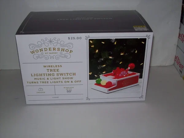 Wondershop Christmas Controller Decorative Figurine Magic Tree Lighting Switch