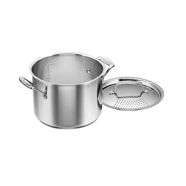 Cuisinart Chef's Classic 6-Qt. Stainless Steel Pasta Pot with Straining Cover