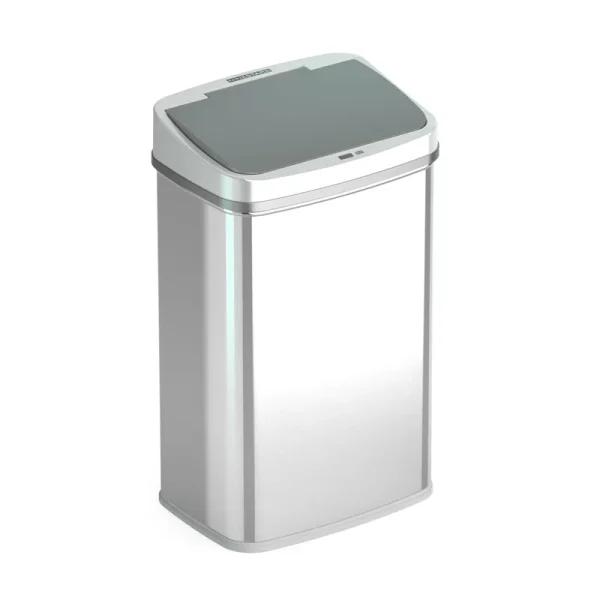 Nine Stars 13.2 Gallon Stainless Steel Motion Sensor Trash Can