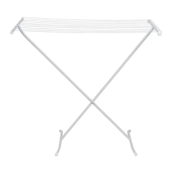 Honey Can Do X-Frame Folding Metal Drying Rack, White