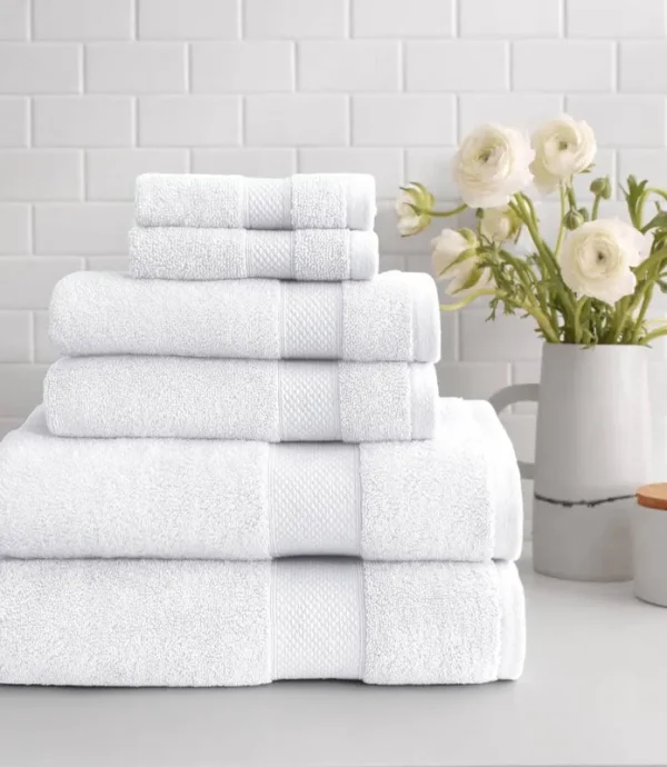 Peacock Alley Turkish Cotton 6-Piece Towel Set - Towel Set / Sage