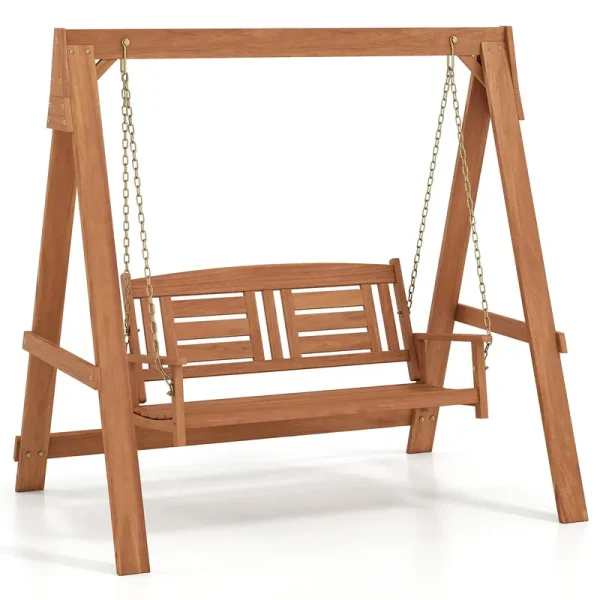 Tangkula 2-Seater Porch Swing Adjustable Chains