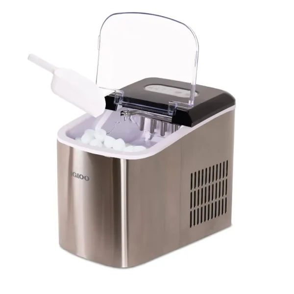 Igloo 26lb Portable Countertop Ice Maker Machine Stainless Steel