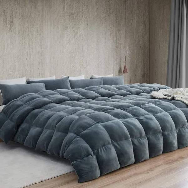 Byourbed Boi He Thick - Coma Inducer Alaskan King Comforter Set - Moss Gray