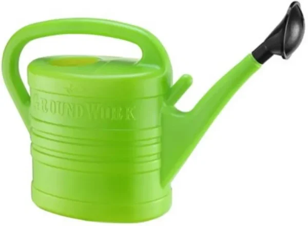 Groundwork KT11559 Plastic Watering Can 2.5 gal. Plastic Green