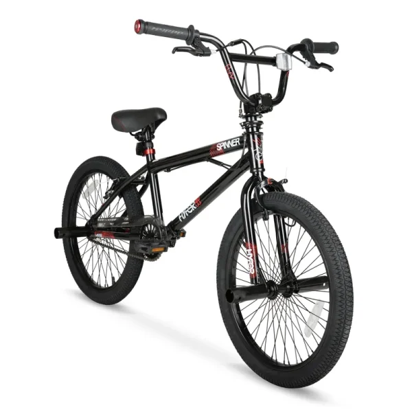 Bicycle 20 In. Boys Spinner BMX Bike. Kids. Black