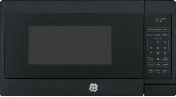 GE 0.7 Cu. ft. Black Countertop Microwave Oven