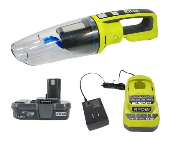RYOBI ONE+ 18V PCL702 Cordless Wet/Dry Hand Vacuum Kit with Battery and Charger (Bulk Packaged)