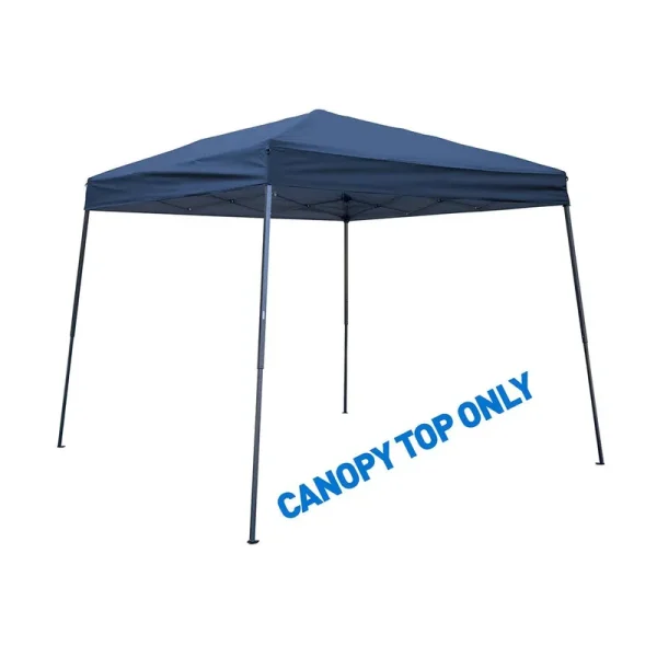 Trademark Innovations Square Replacement Gazebo Canopy Top for 10 ft. Slant Leg Blue